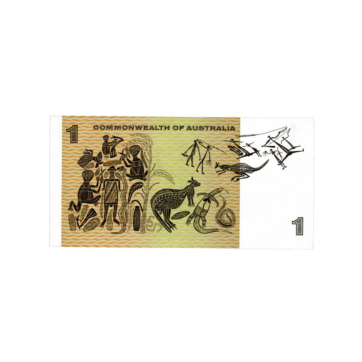 1972 $1 R74 Phillips/Wheeler Commonwealth Banner Uncirculated Banknote Consecutive Pair - Image 2