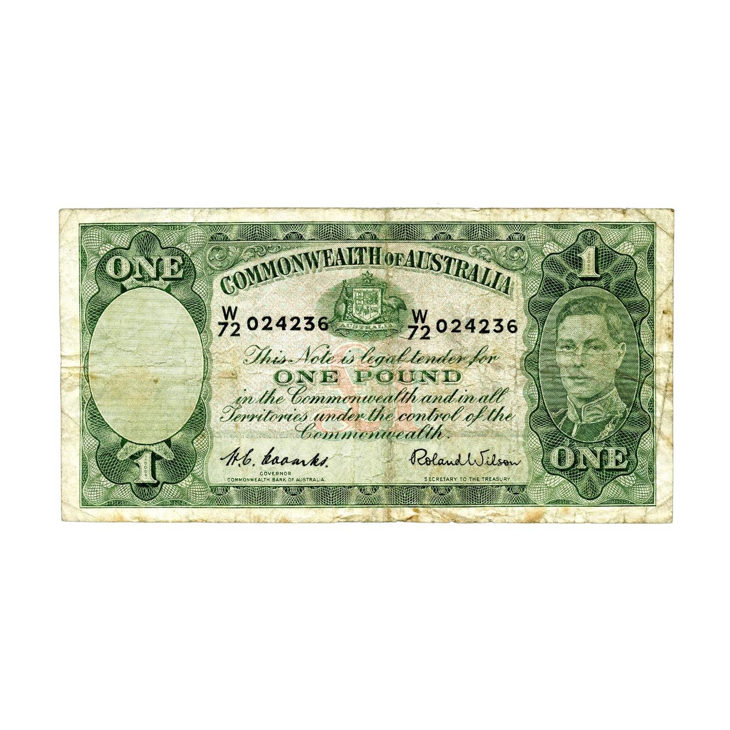 Australia 1938-52 £1 Circulated