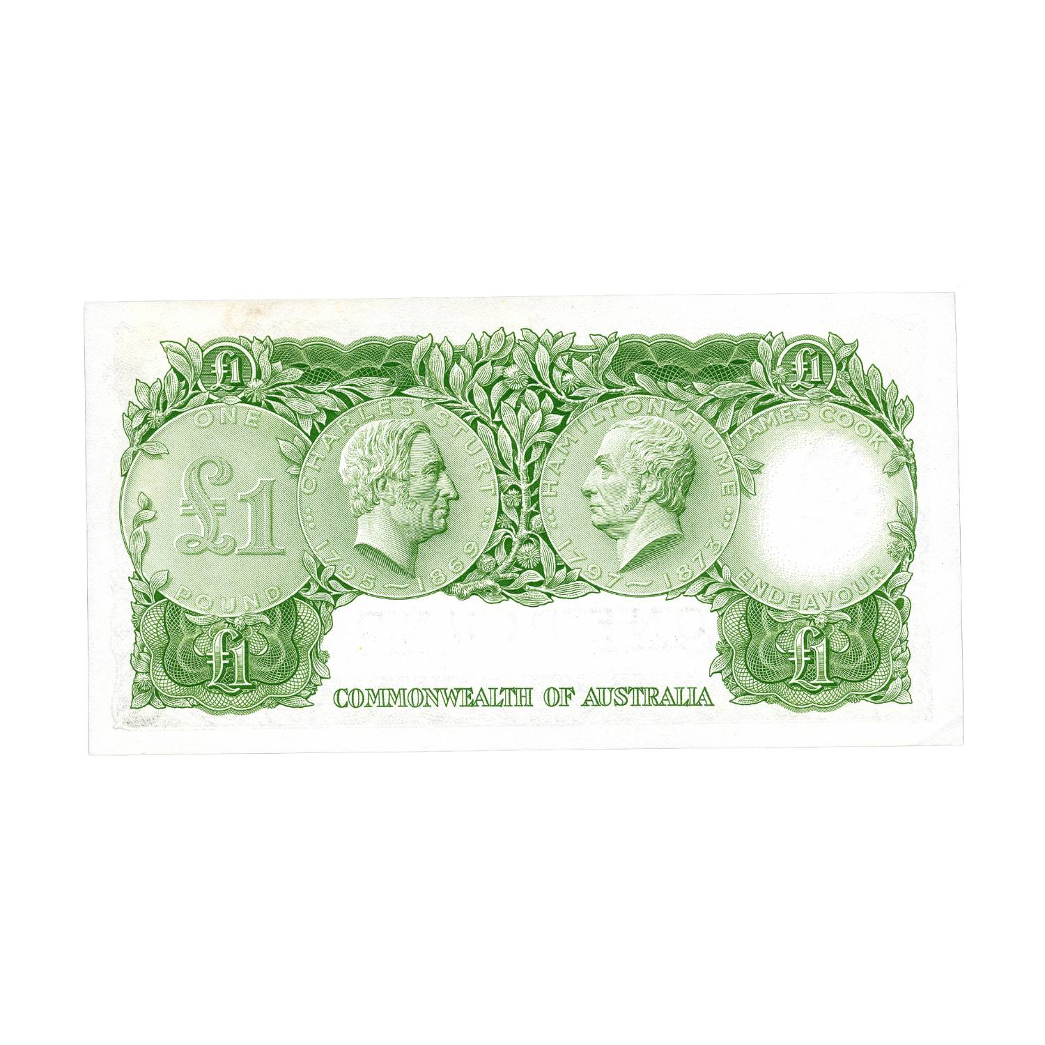 1953 £1 R33 Coombs/Wilson Commonwealth Banknote Extremely Fine - Image 2