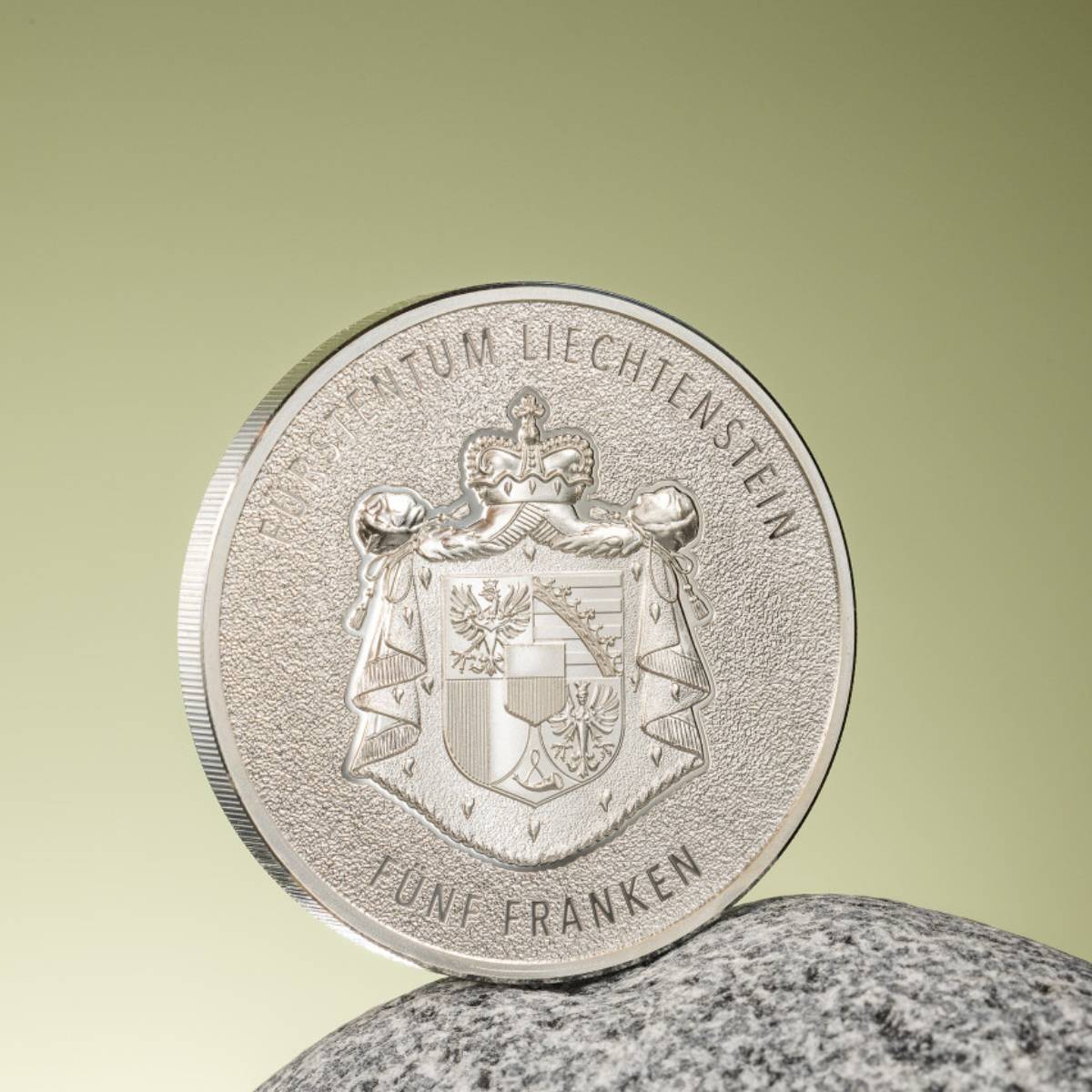 Liechtenstein Swiss Franc Centenary 2024 5 Francs 1oz Silver Brilliant Uncirculated Coin - Image 7