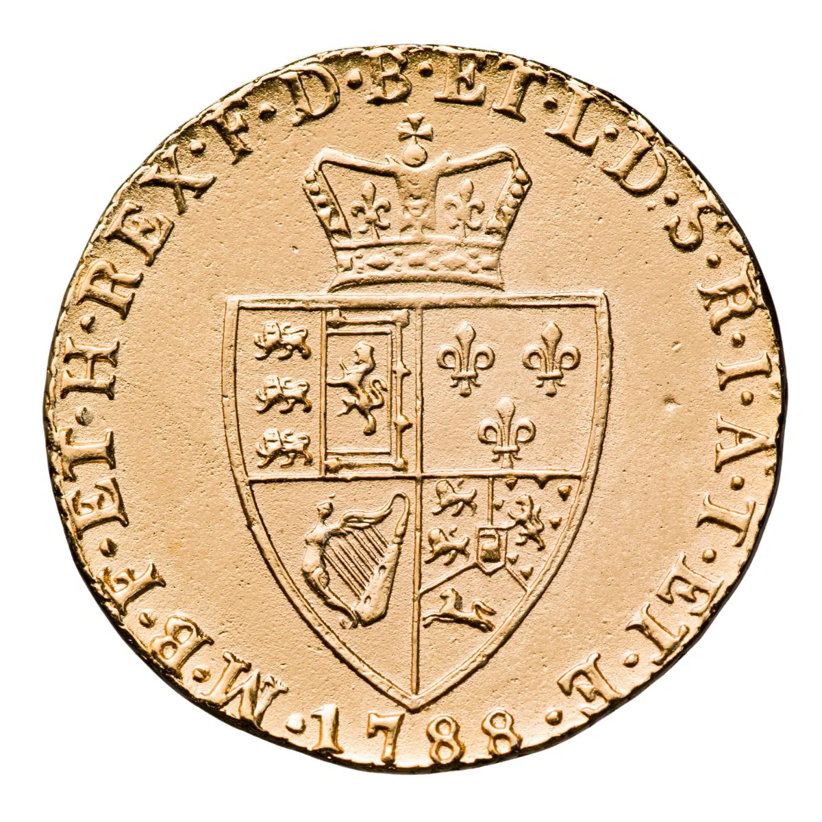 Great Britain George III 1788 Spade Guinea Replica