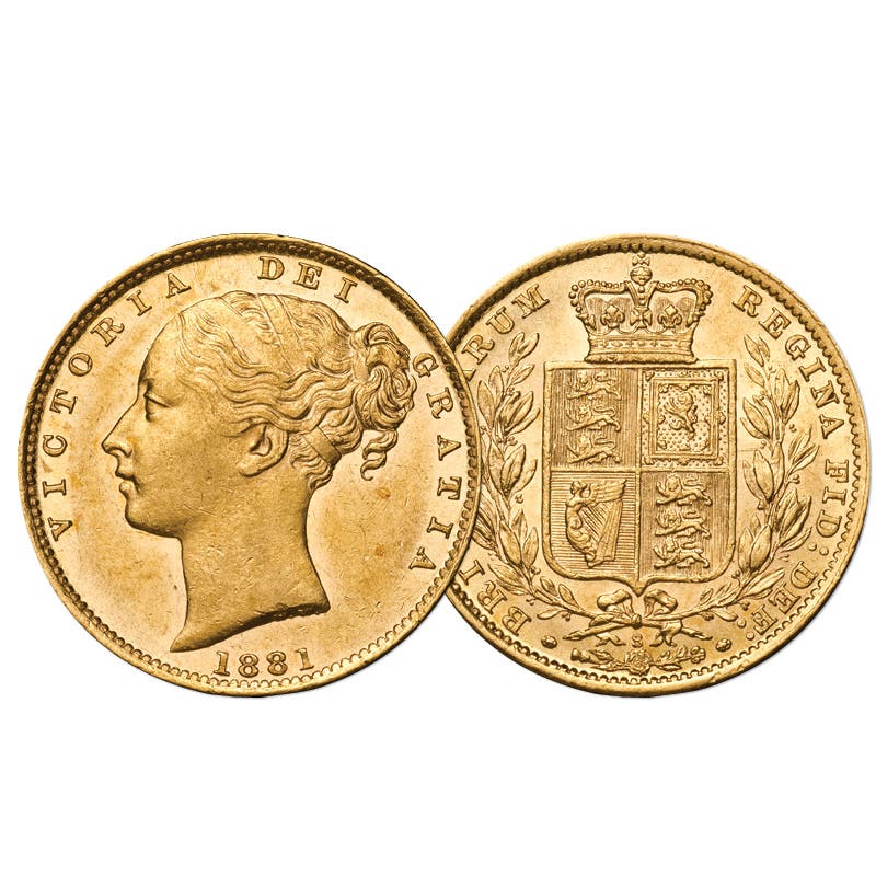 1857-1931 Sovereign 8-coin Type Set Extremely Fine-Uncirculated - Image 7