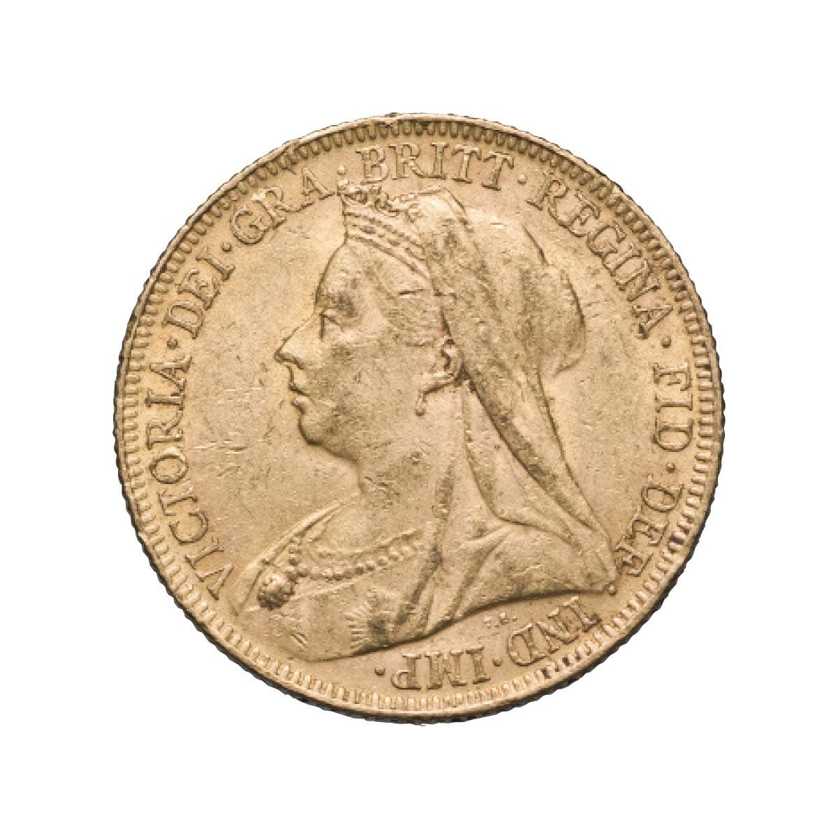 Queen Victoria 1899P Veiled Head Gold Sovereign Very Fine - Image 2