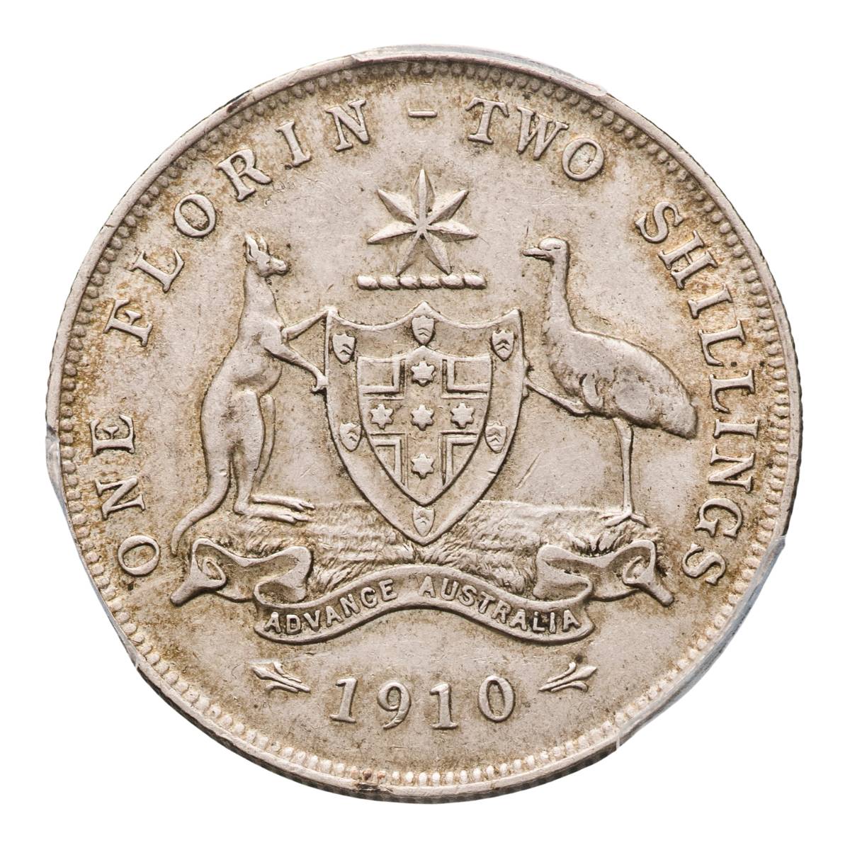 1910 Florin PCGS AU53 - Image 3