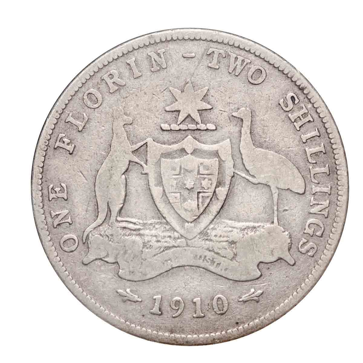 Australia Edward VII 1910 Good-Very Good Silver 4-Coin Set - Image 3