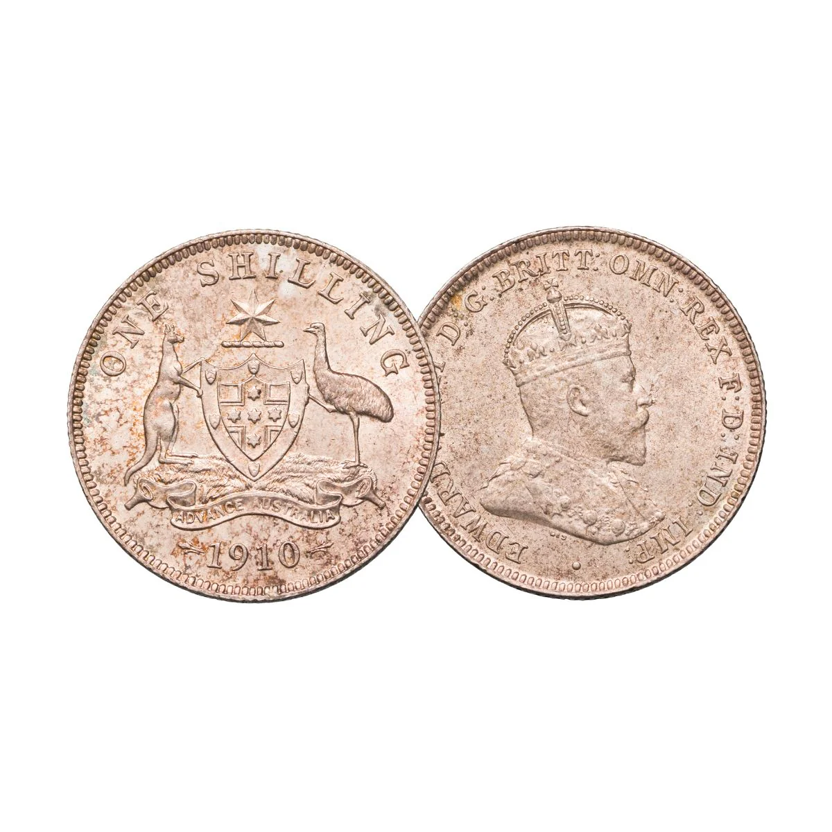 Australia Edward VII 1910 Choice Uncirculated Silver 4-Coin Set - Image 4