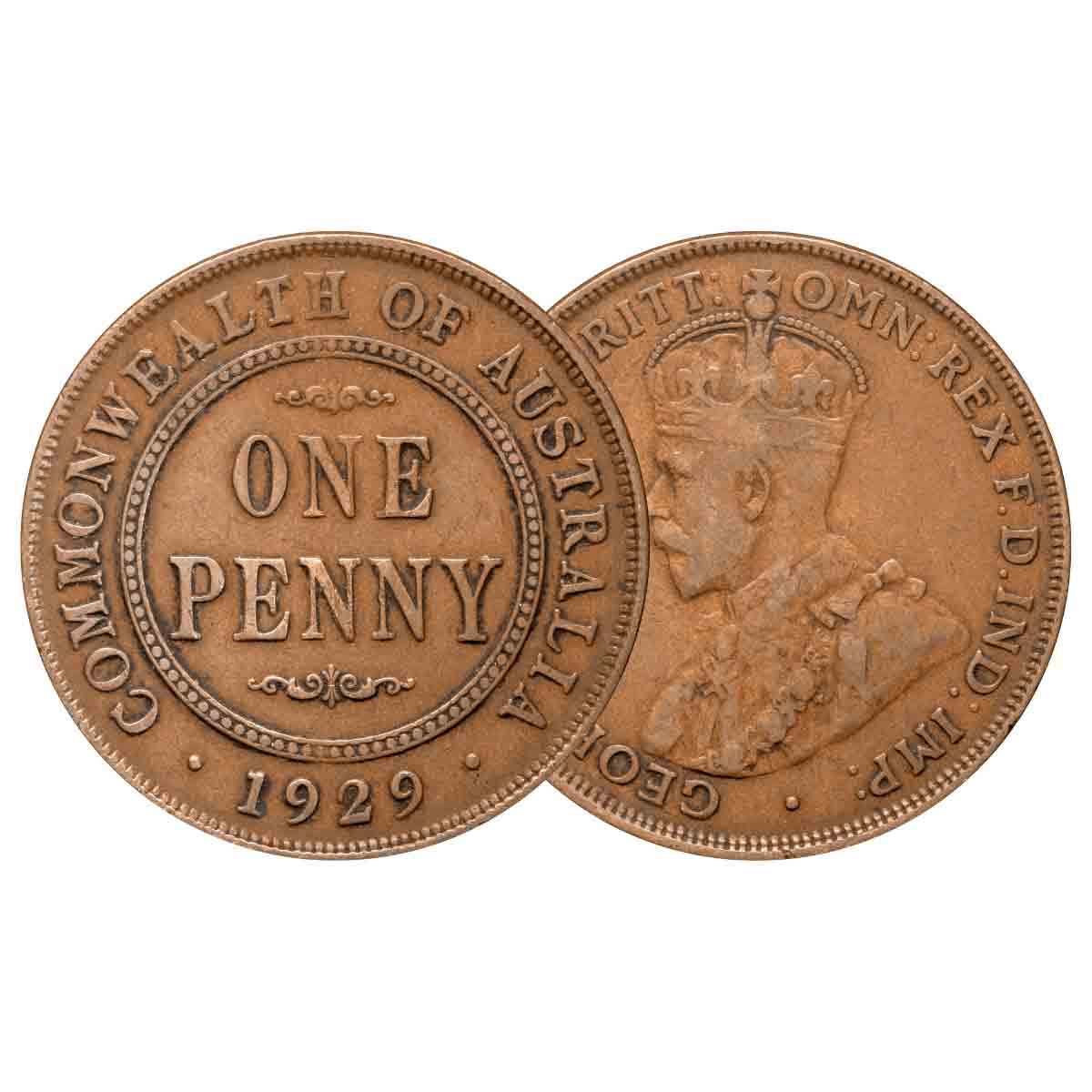 Australia George V 1911-36 Very Good-Fine 6-Coin Set - Image 2