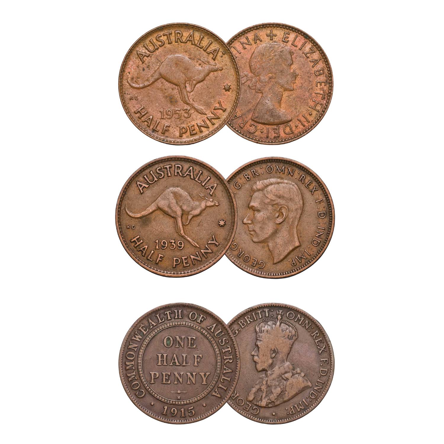 Australia 1911-64 Halfpenny Collection Very Good - about Uncirculated - Image 2