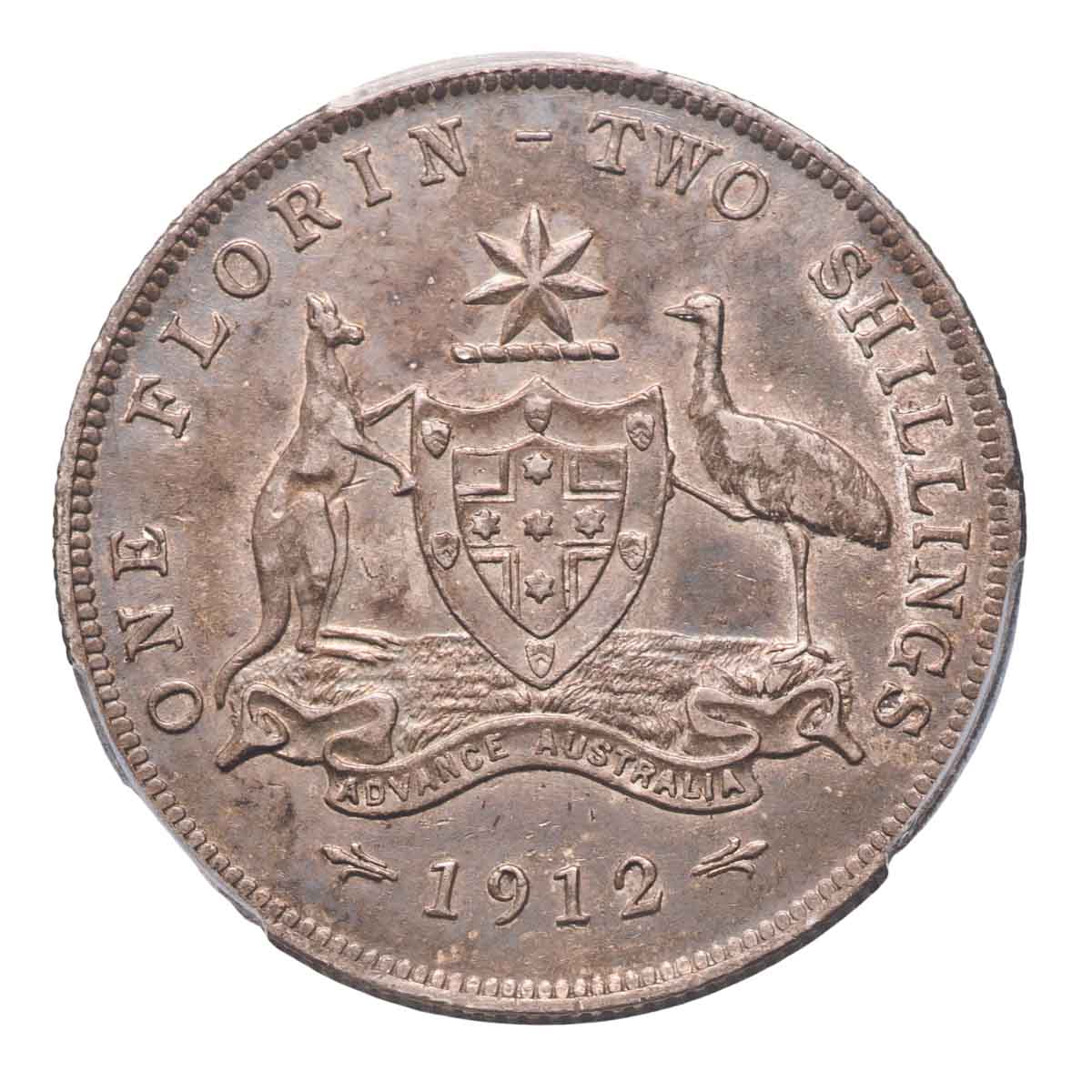 1912 Florin PCGS AU55 - Image 2