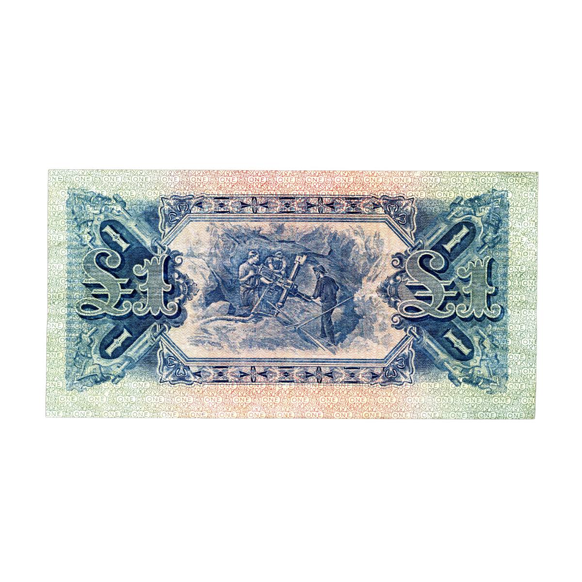 1913 £1 R18c Collins/Allen Very Fine Banknote - Image 2