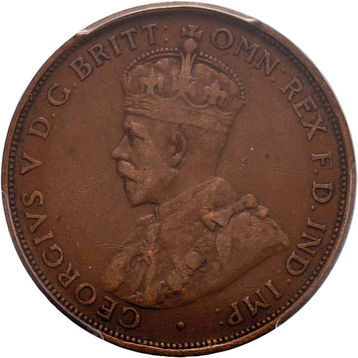 1920 Penny Dot Below London Die PCGS VF30BN (Very Fine) - Image 3