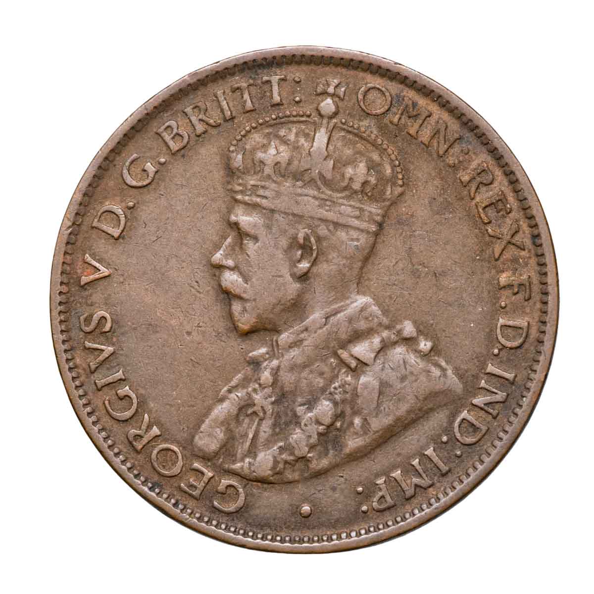 1923 Halfpenny about Very Fine - Image 3
