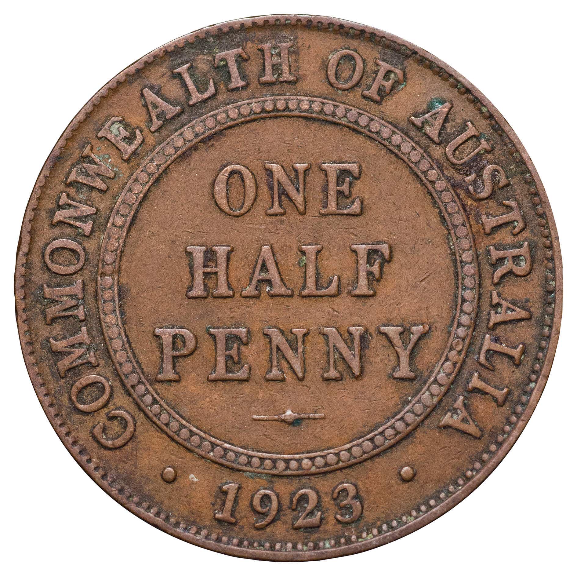 1923 Halfpenny Very Fine - Image 3