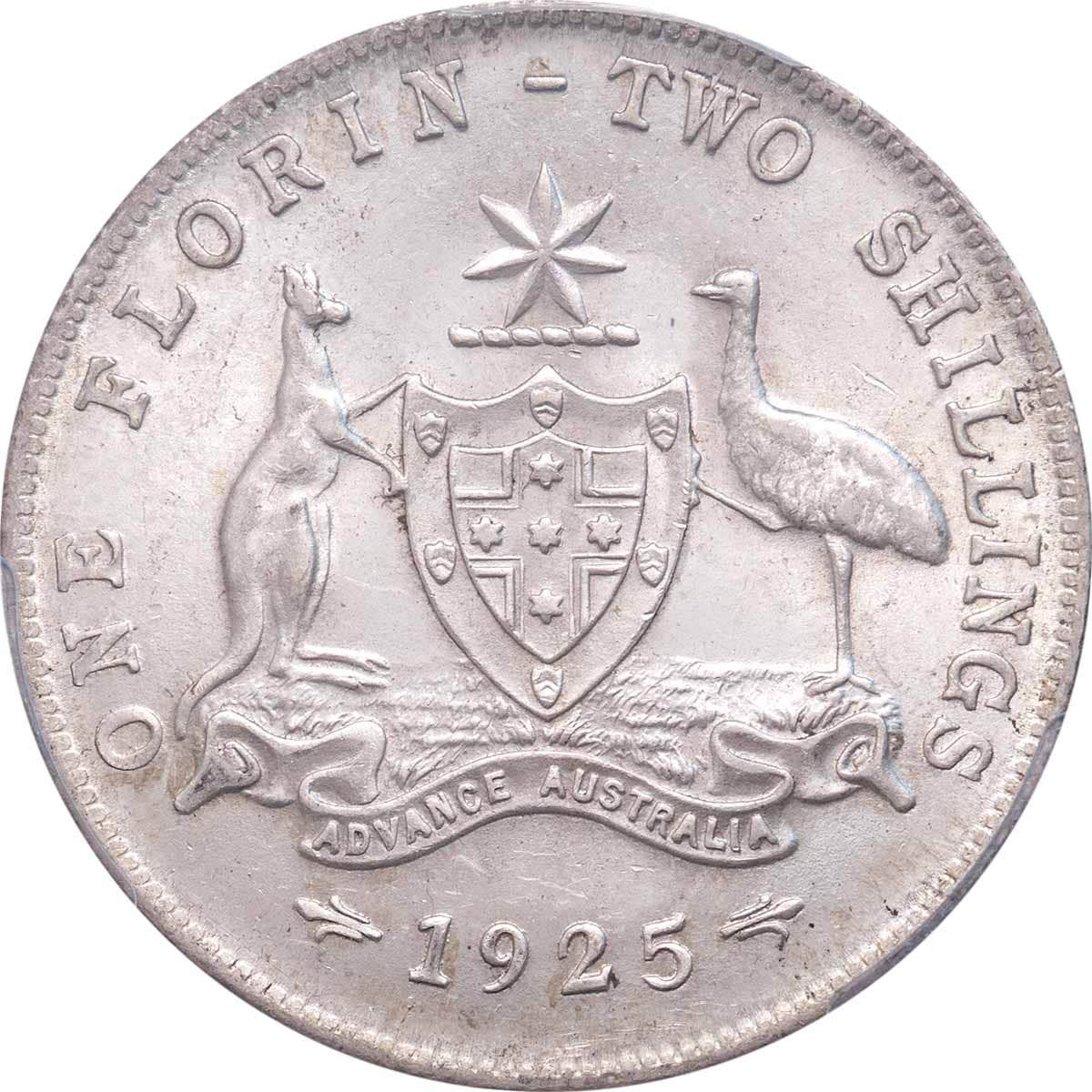 1925 Florin PCGS MS62 (Uncirculated) - Image 3