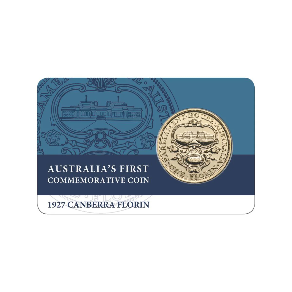 Australia George V Gold-plated 1927 Canberra Florin Pack
