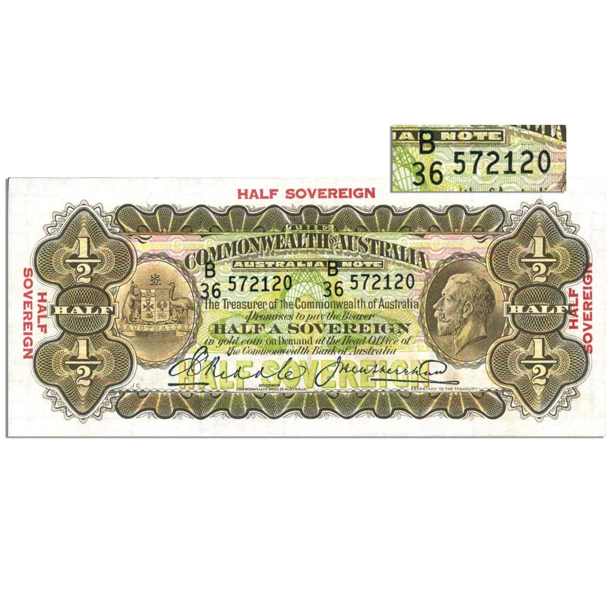 1928 10/- R7 Riddle/Heathershaw Uncirculated