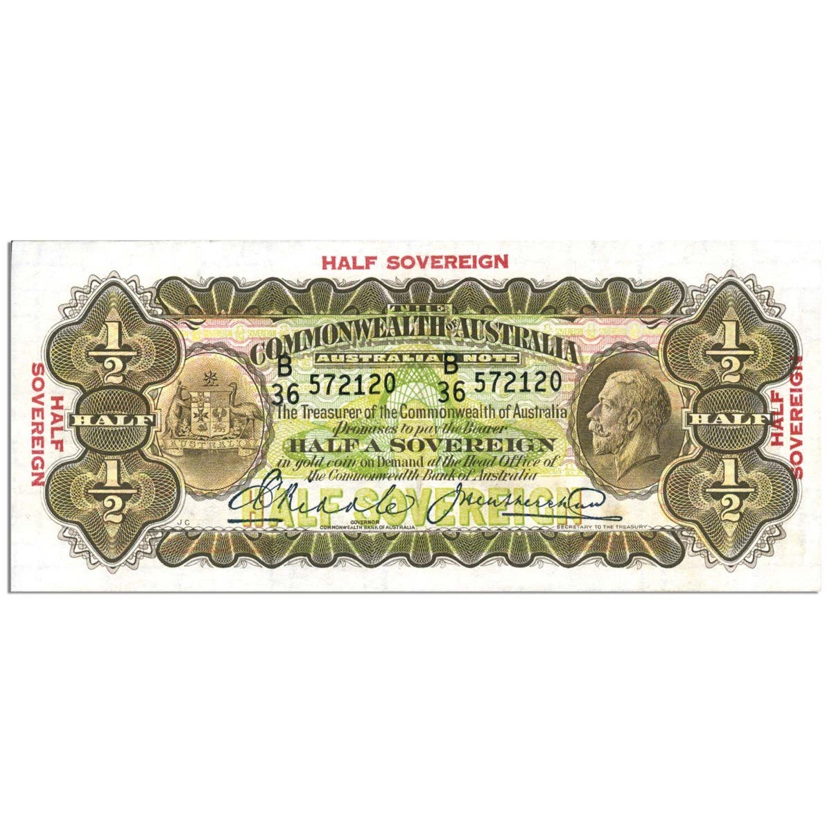 1928 10/- R7 Riddle/Heathershaw Uncirculated - Image 3
