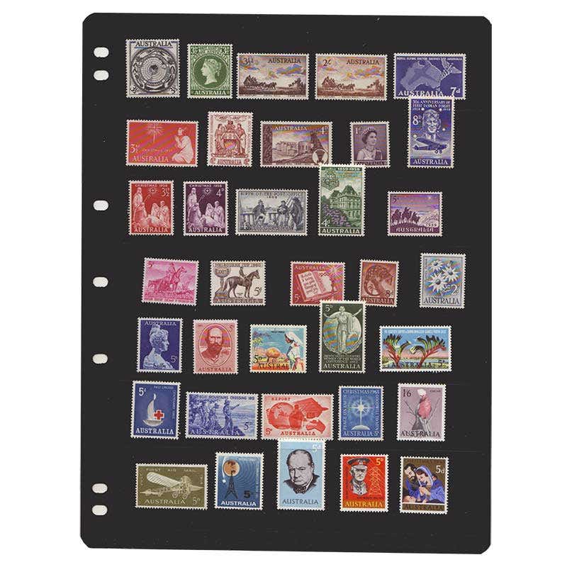 1930-65 Predecimal 80-Stamp Set Mint Unhinged - Image 2