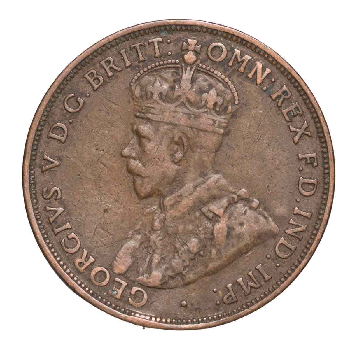 1931 Penny Indian Die Dropped '1' Fine - Image 2