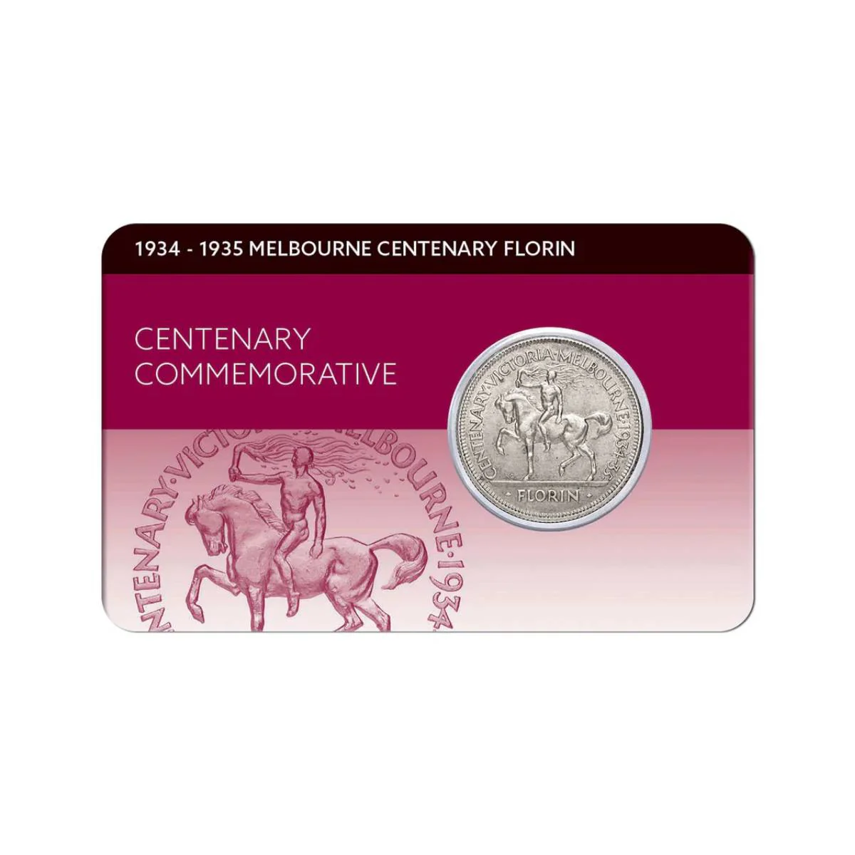 1934-35 Melbourne Centenary Florin Extremely Fine