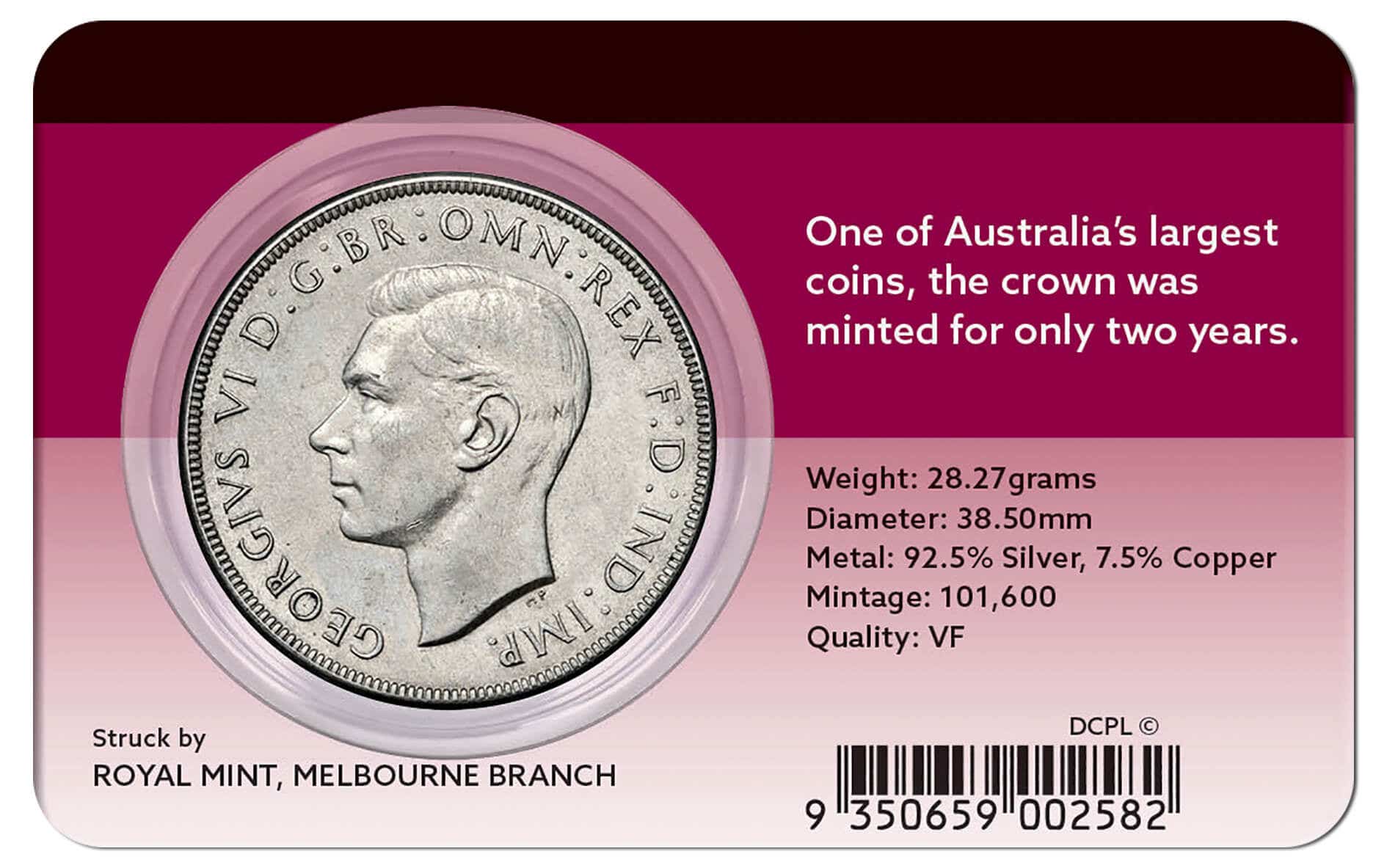 1938 Crown Very Fine Coin Pack - Image 4