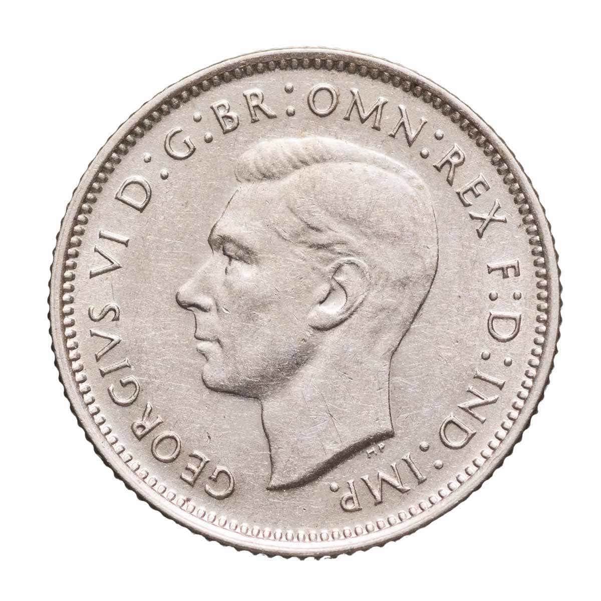 1938 Sixpence about Uncirculated - Image 2