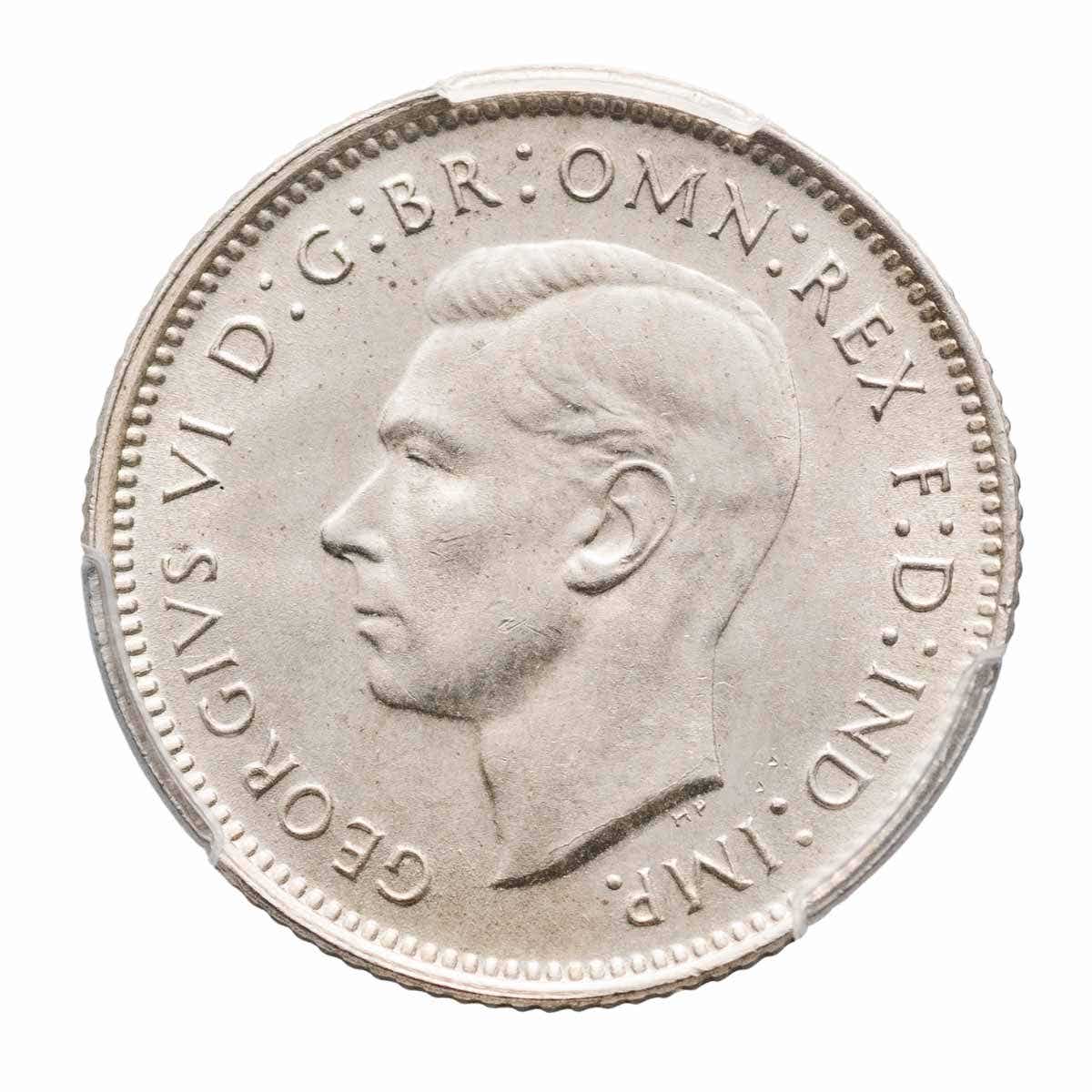 1938 Sixpence PCGS MS65 (Gem Uncirculated) - Image 2