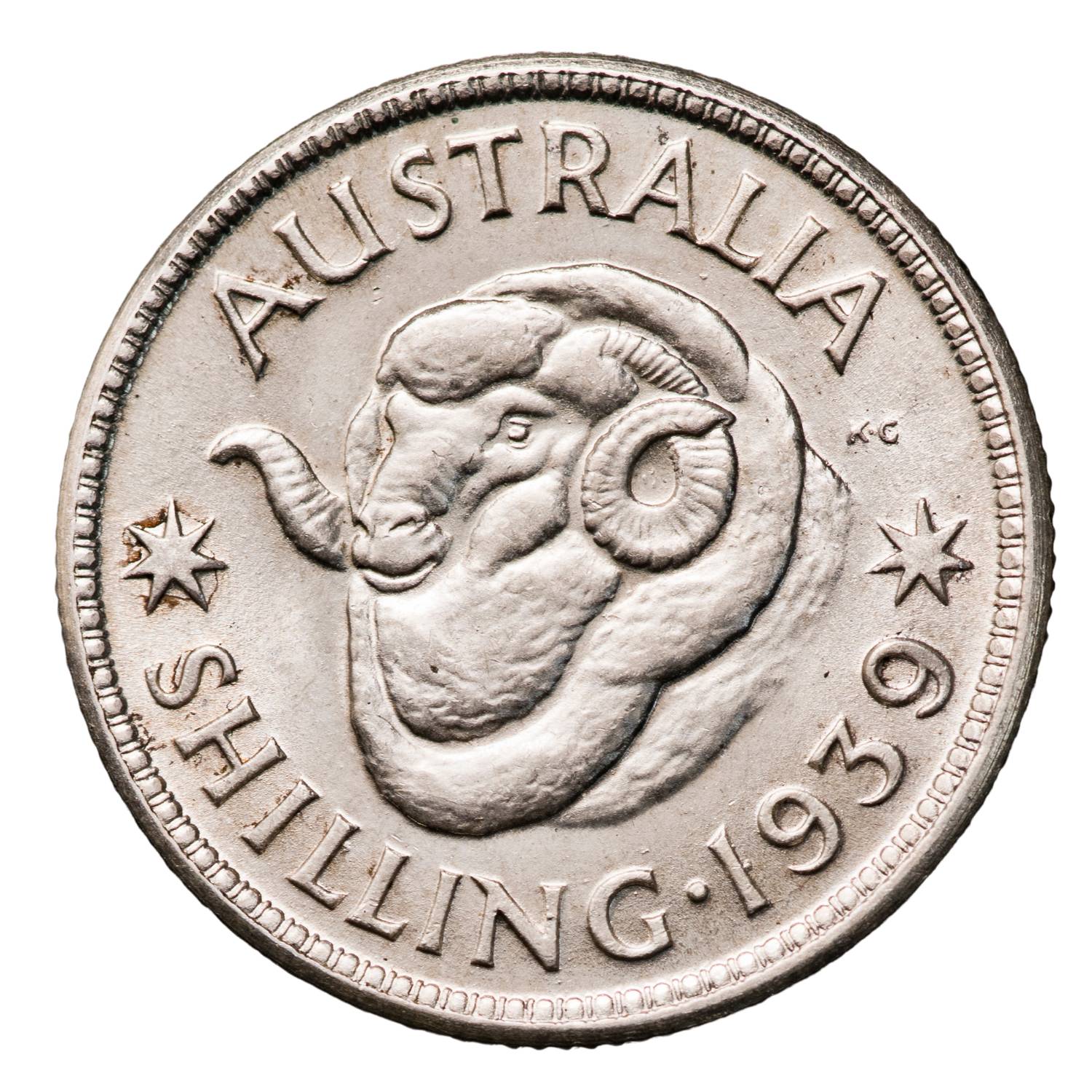 Australia 1939 Shilling Uncirculated Coin