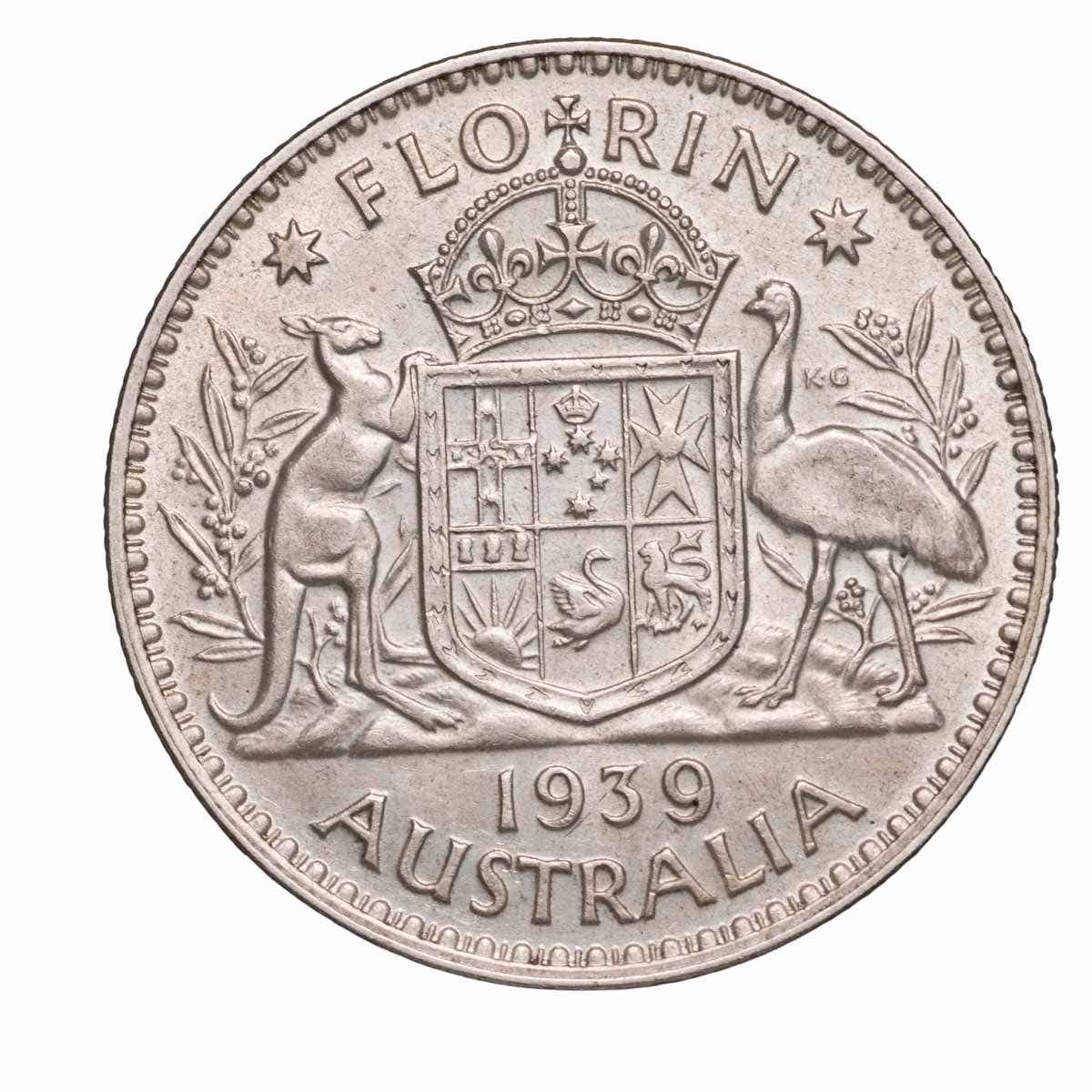 Australia George VI 1939 Florin Extremely Fine