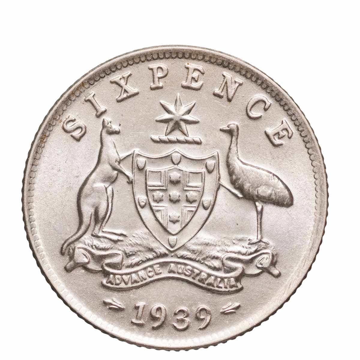 1939 Sixpence Uncirculated