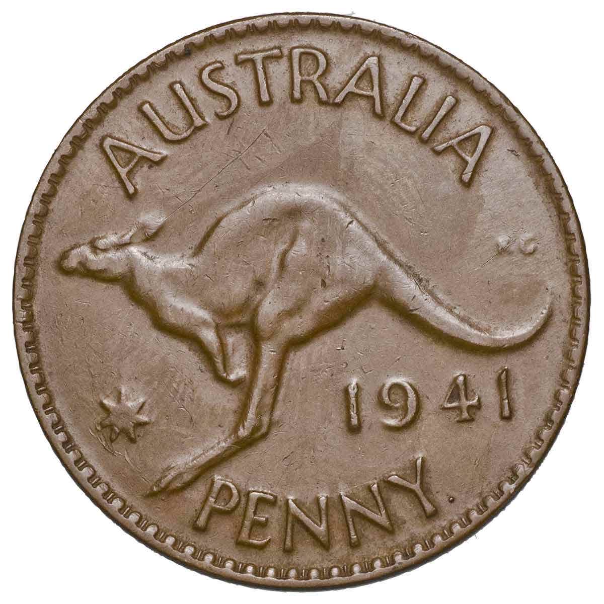 1940-45 Perth Mint Penny 7-Coin Set Very Fine