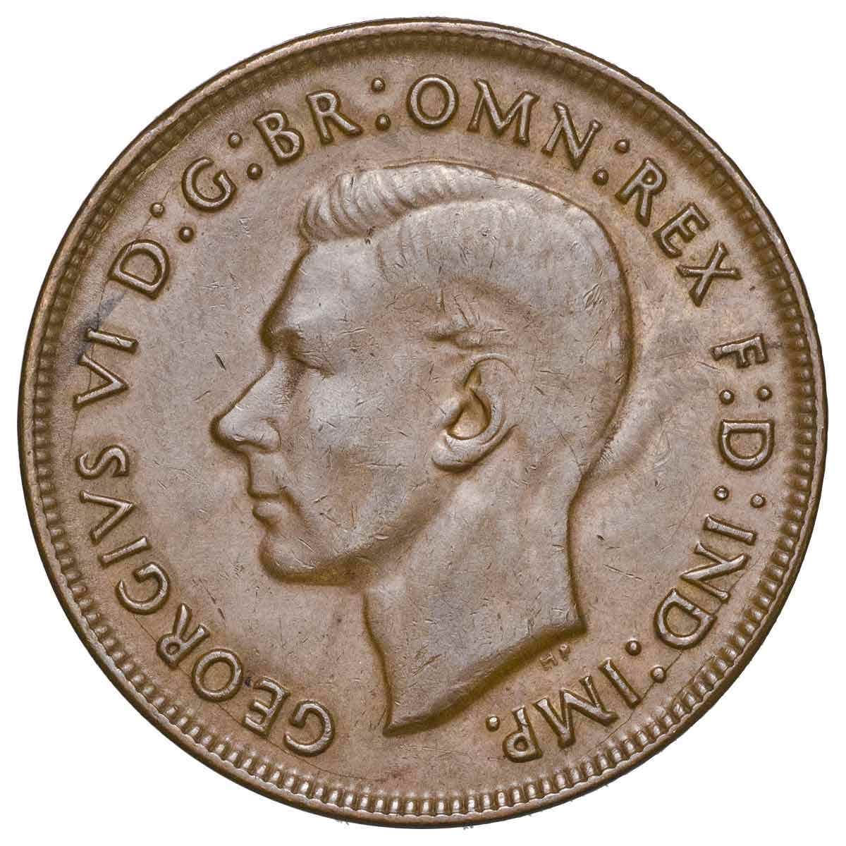1940-45 Perth Mint Penny 7-Coin Set Very Fine - Image 5