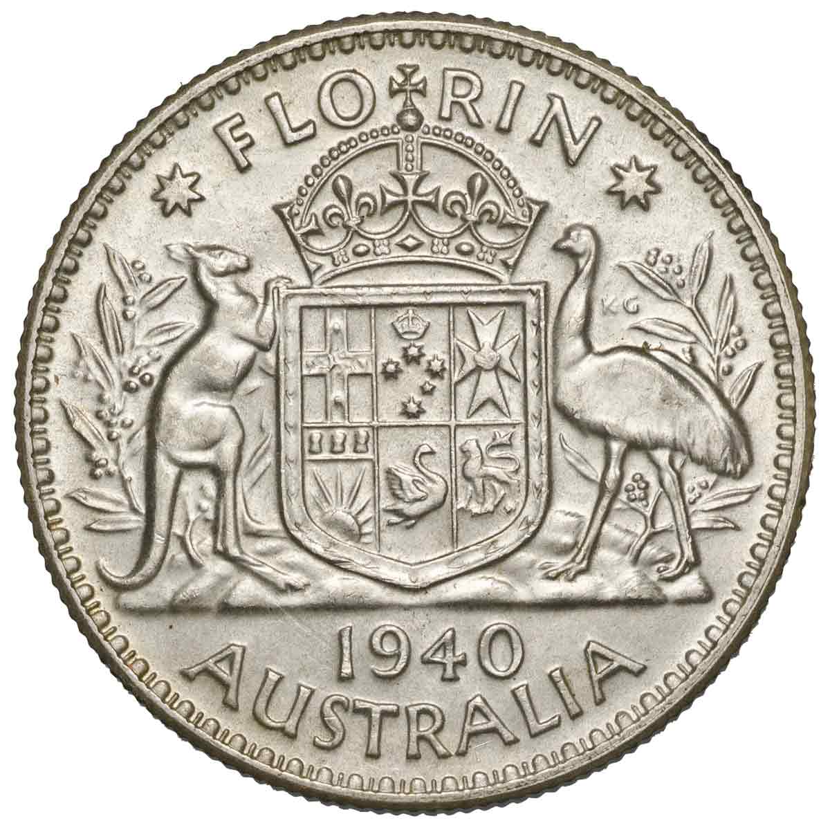 1940 Florin about Uncirculated - Image 2