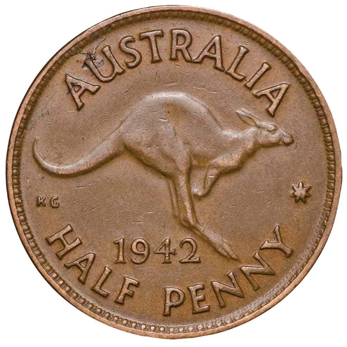 1942 & 1944 Halfpenny Pair Very Fine - Image 4