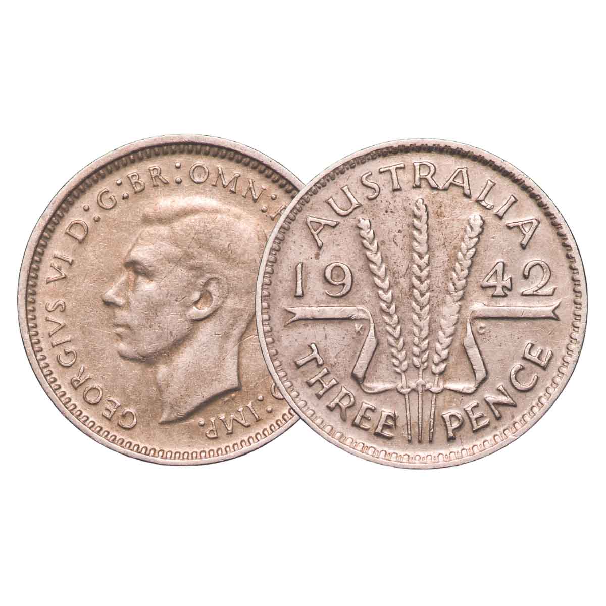 Australia George VI 1942 Threepence Very Fine