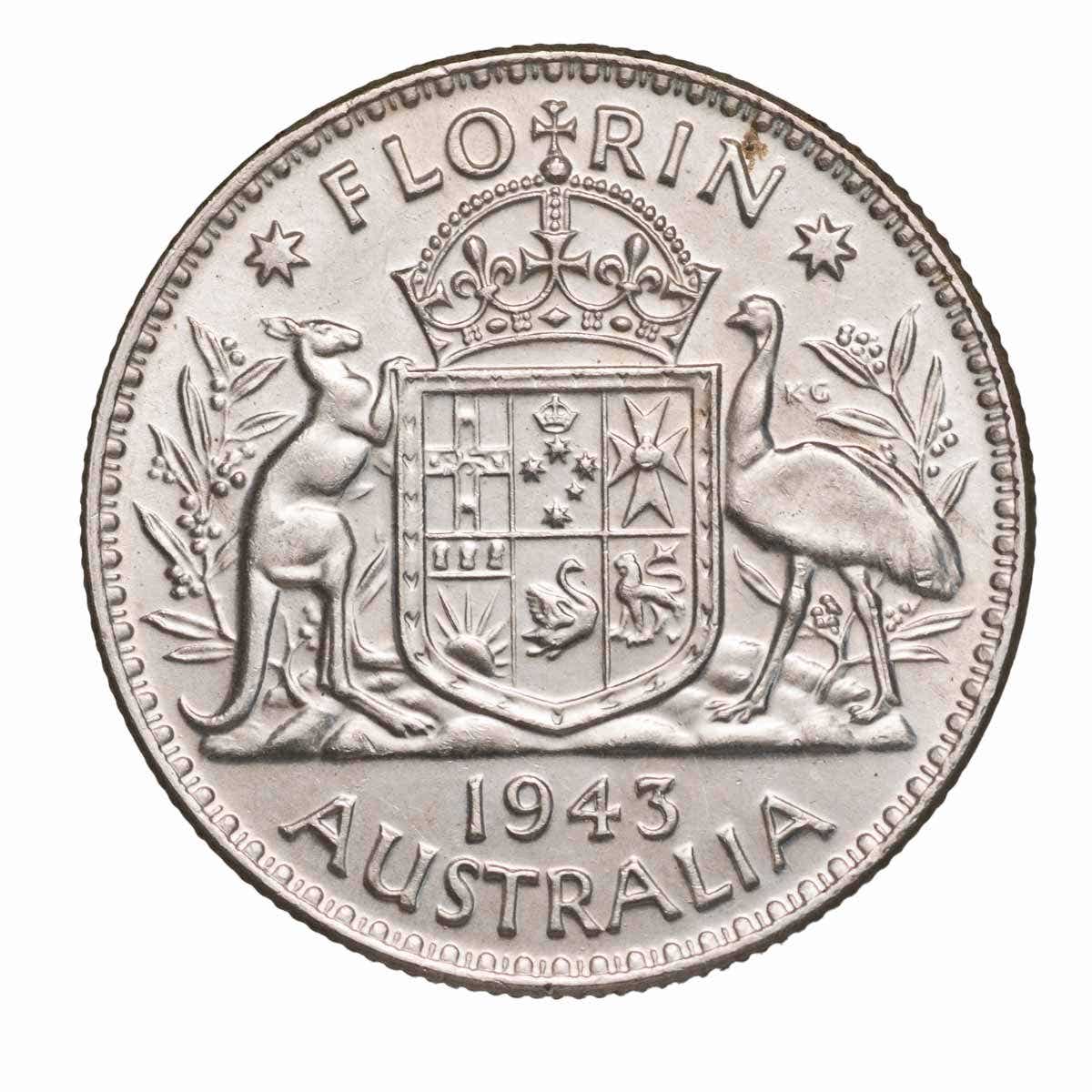 1943 Florin Uncirculated
