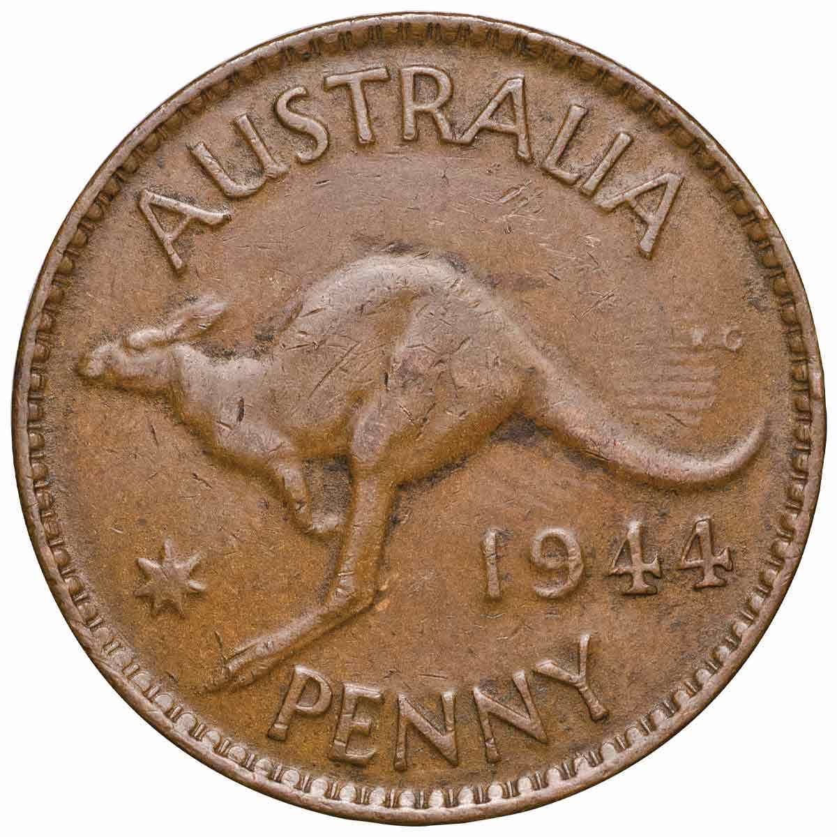 1944 & 1944Y Penny Pair Very Fine - Image 4
