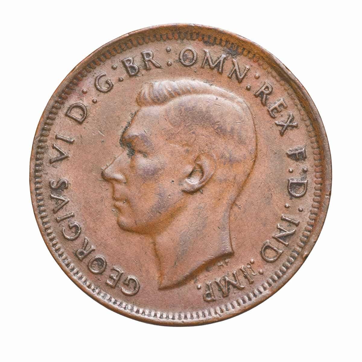 1945 Halfpenny about Uncirculated - Image 2