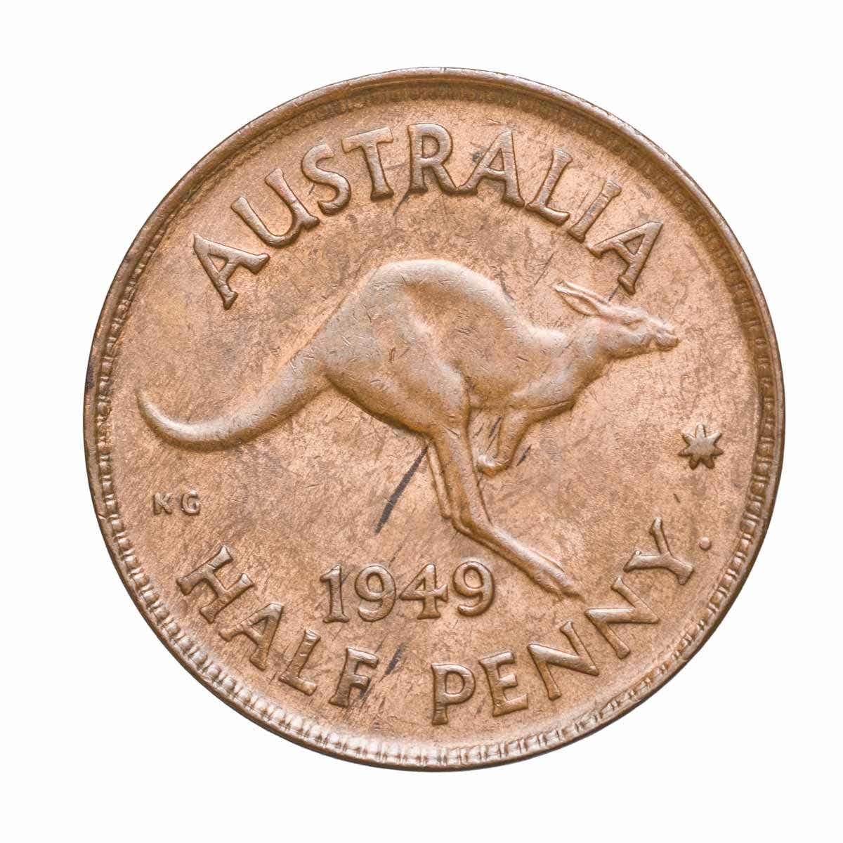 1949Y Halfpenny Uncirculated
