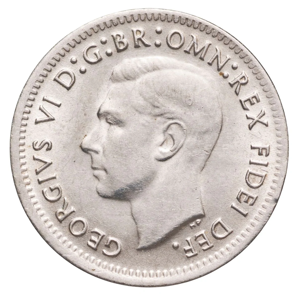 Australia George VI 1950 Threepence Choice Uncirculated Coin - Image 2