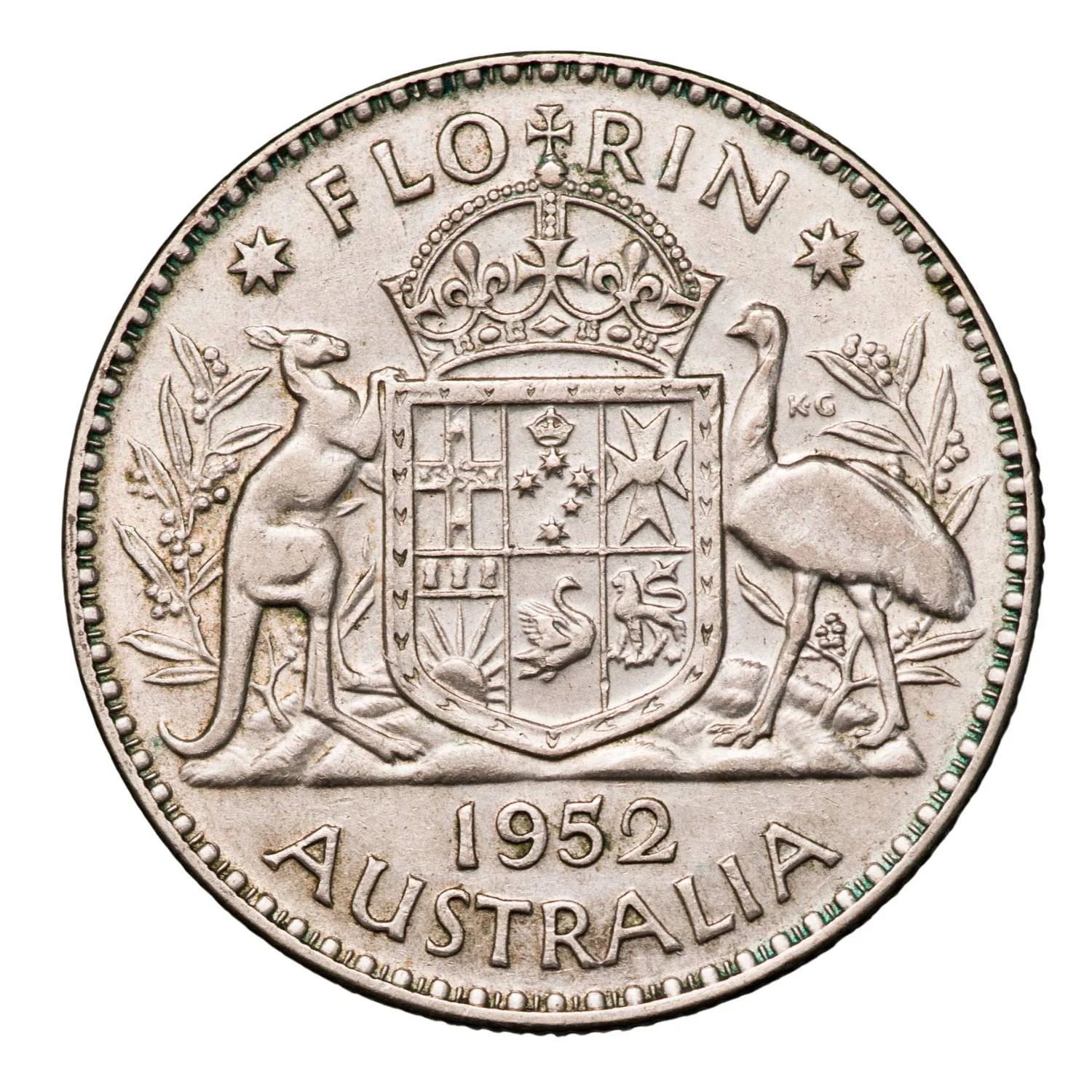 Australia 1952 Florin Extremely Fine Coin - Image 2