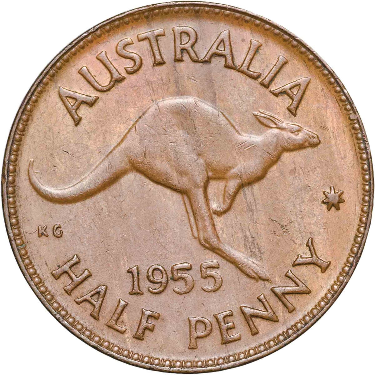 1953-59 Halfpenny 4-Coin Set Extremely Fine-about Uncirculated - Image 7