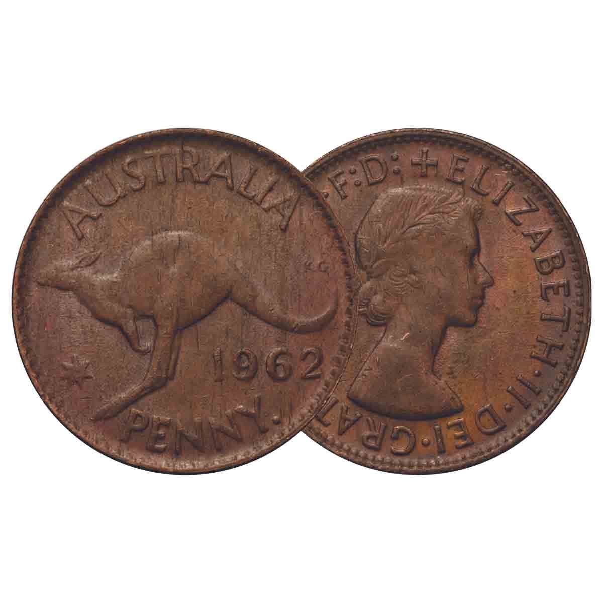 Australia Elizabeth II 1953-64 Very Fine-Extremely Fine 6-Coin Set - Image 2