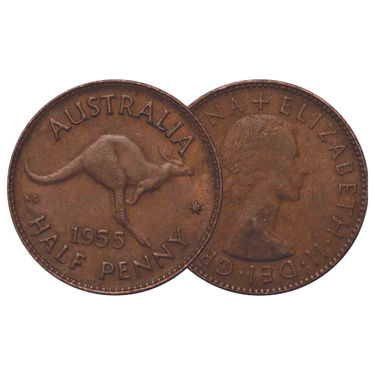 Australia Elizabeth II 1953-64 Very Fine-Extremely Fine 6-Coin Set - Image 6