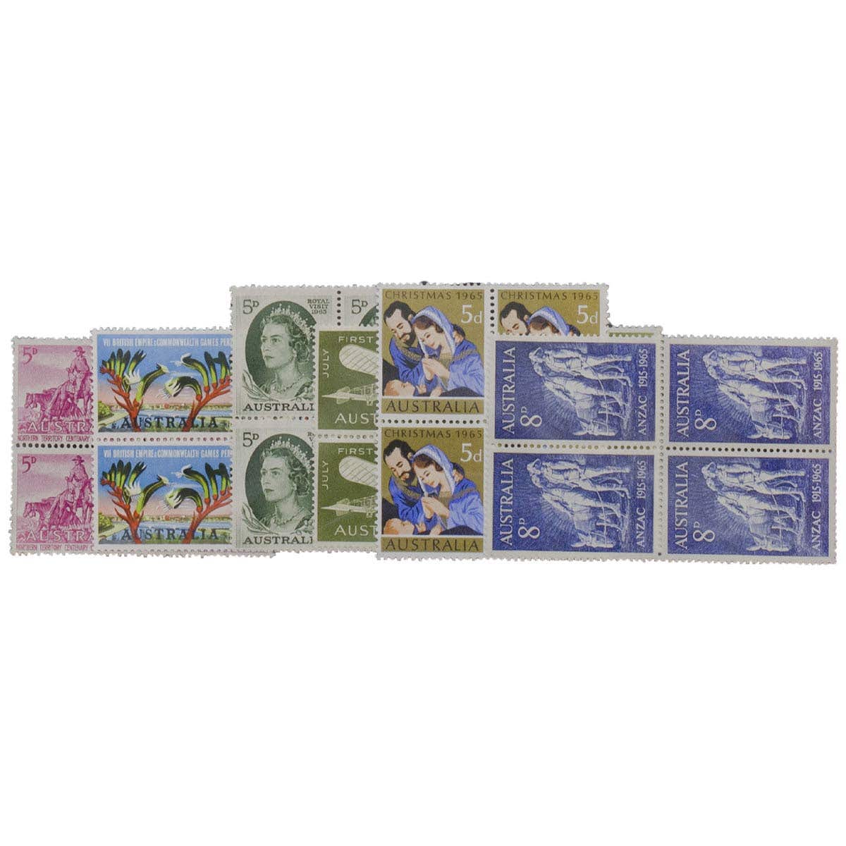 1953-65 Set of 25 Different Blocks of Four (100 stamps) Mint Unhinged - Image 2