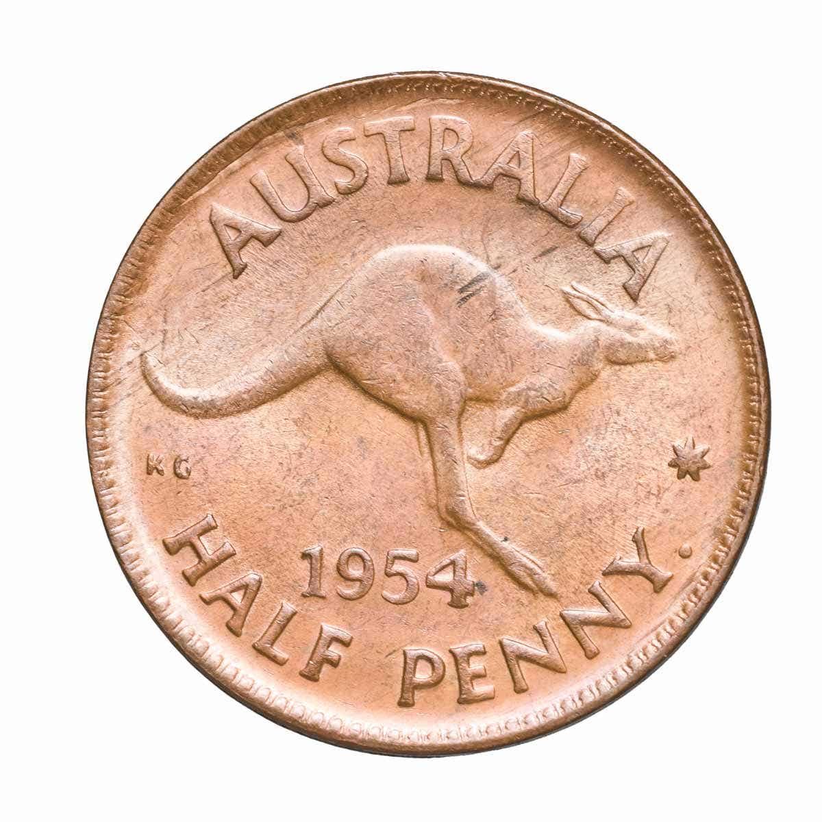 1954 Halfpenny Uncirculated