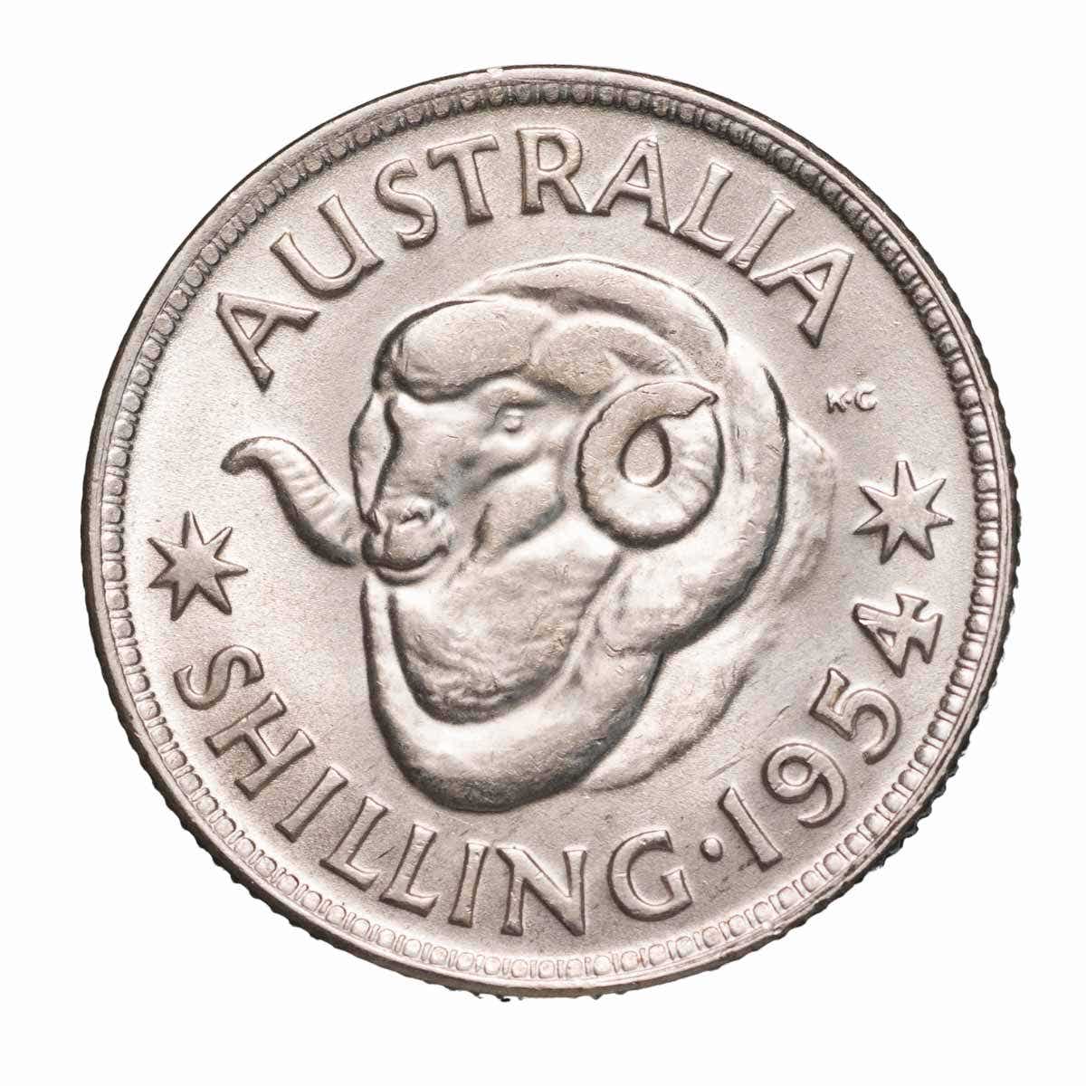 1954 Shilling Uncirculated