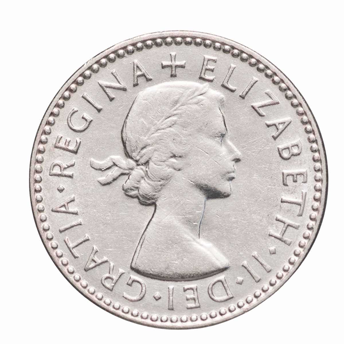 1954 Threepence about Uncirculated - Image 2