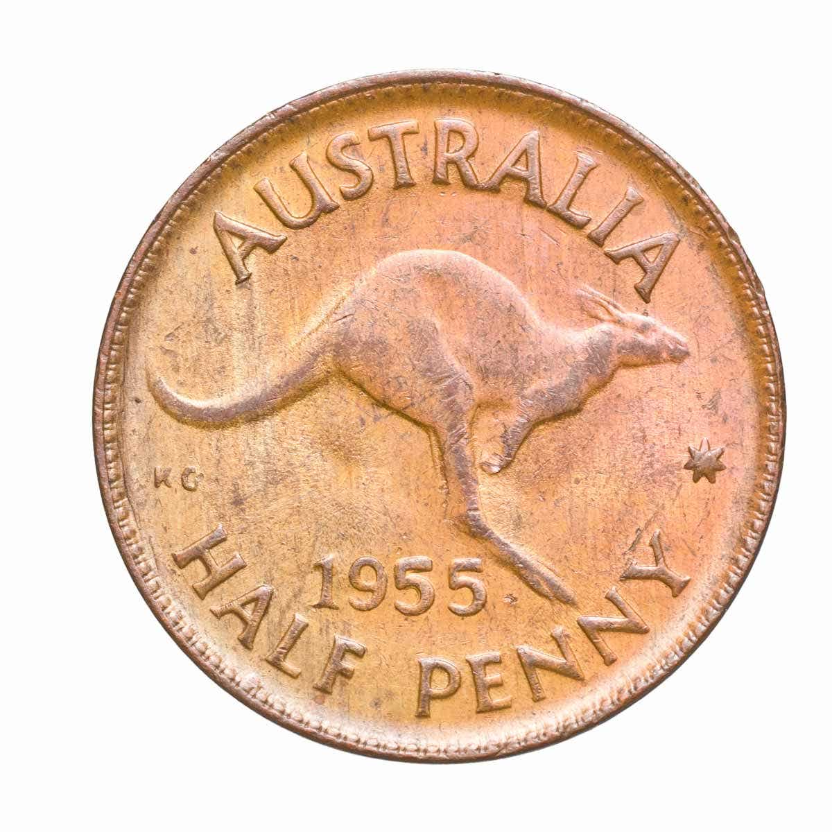 1955 Halfpenny Uncirculated