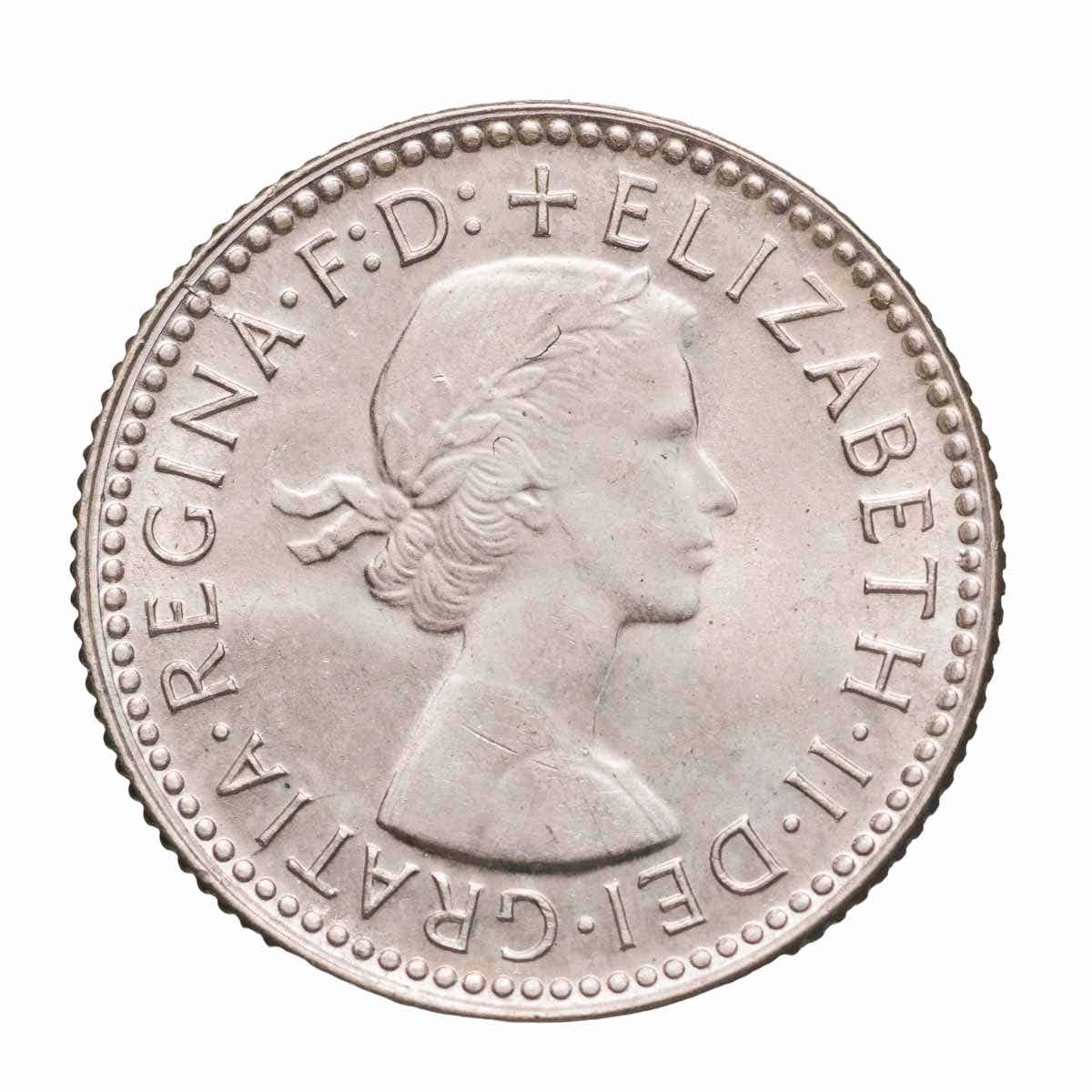 Australia Elizabeth II 1955 Sixpence Choice Uncirculated Coin - Image 2